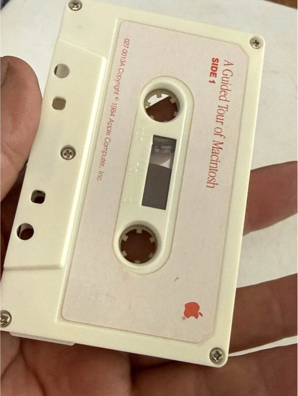 1984 A Guided Tour of Macintosh and MacWrite MacPaint Cassette 128K M0001 Mac